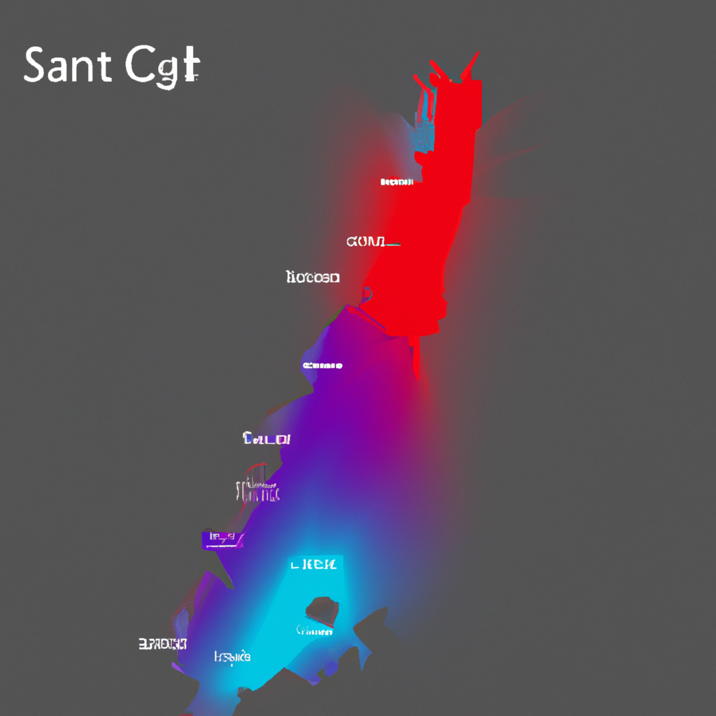 Mapa simplificado de Santiago de Chile con marcador de ubicación de oficina Meltravo